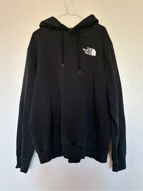 The North Face ‘Never Stop Exploring’ Men's Black Logo Pullover Hoodie Size XL